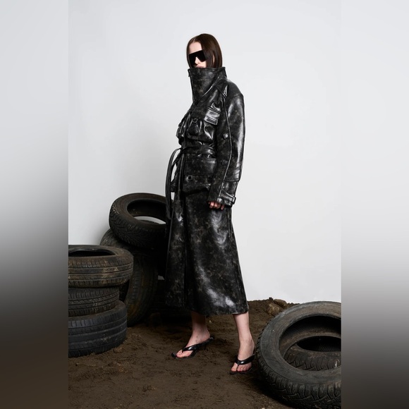 Namilia Jackets & Blazers - Namilia UNDERCOVER LEATHER COAT